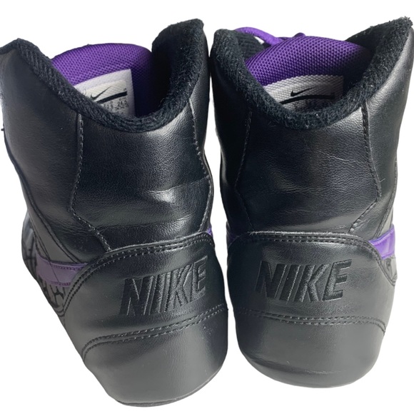 Nike Greco Supreme Womens Size 7.5 Wrestling Shoes Purple Black Sneakers 316552 - Picture 6 of 16